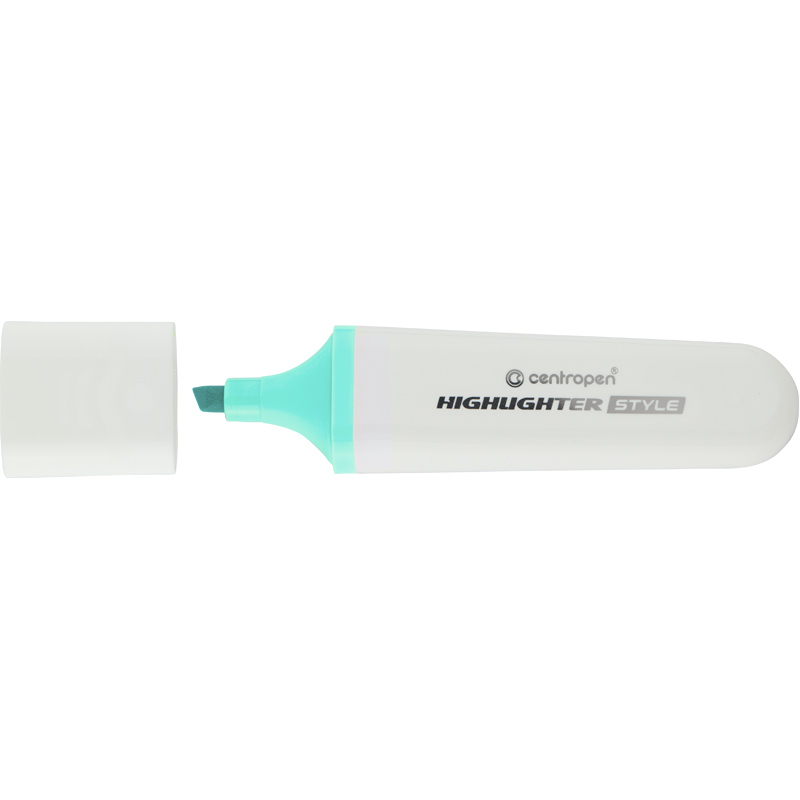 Маркер CENTROPEN Highlighter Style 6252/58, 1-4,6 мм клин. пастел. блакитн